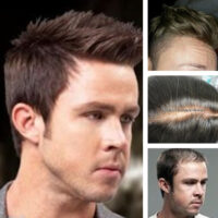 Prótesis de encaje francés masculino (Cabello Indio)