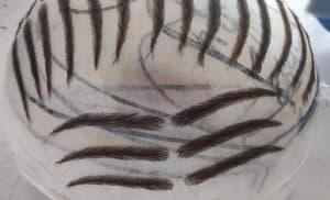 Modelo de Cejas postizas para hombre